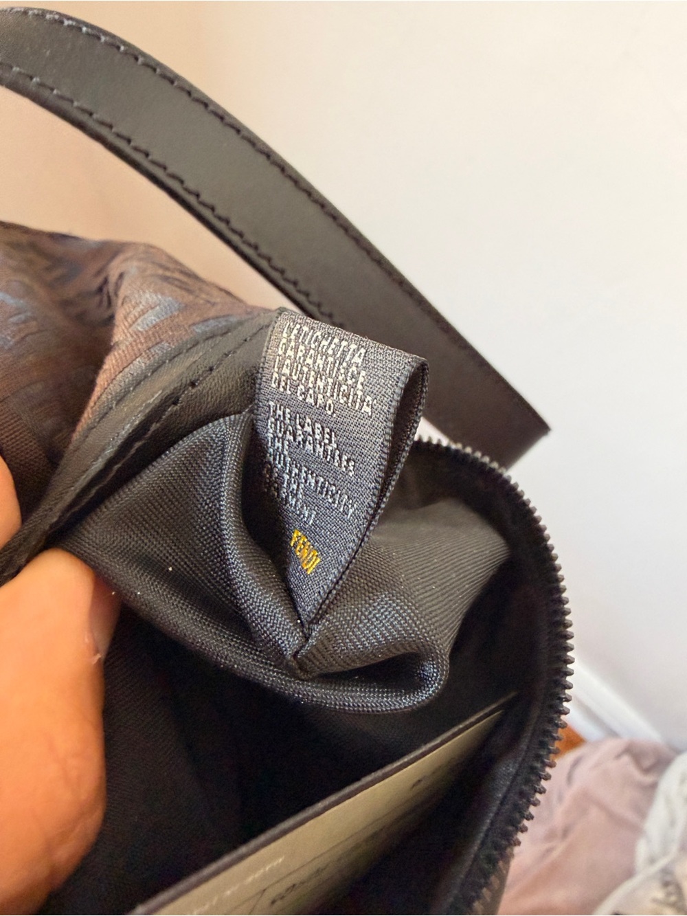 Vintage Fendi Baguette Zucchino Double Flap - Picture 12 of 13